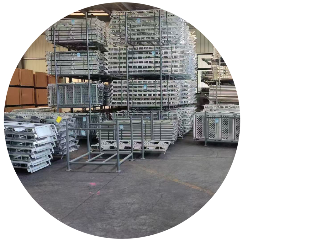 scaffolding components organized storage