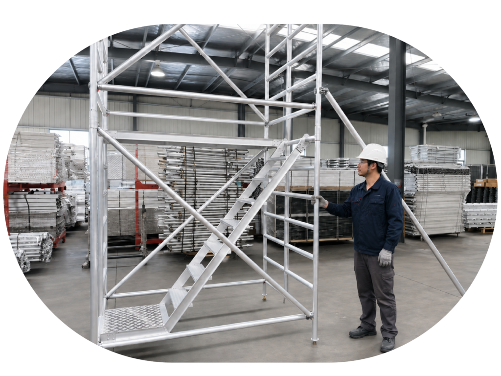 scaffolding workshop production assembly center