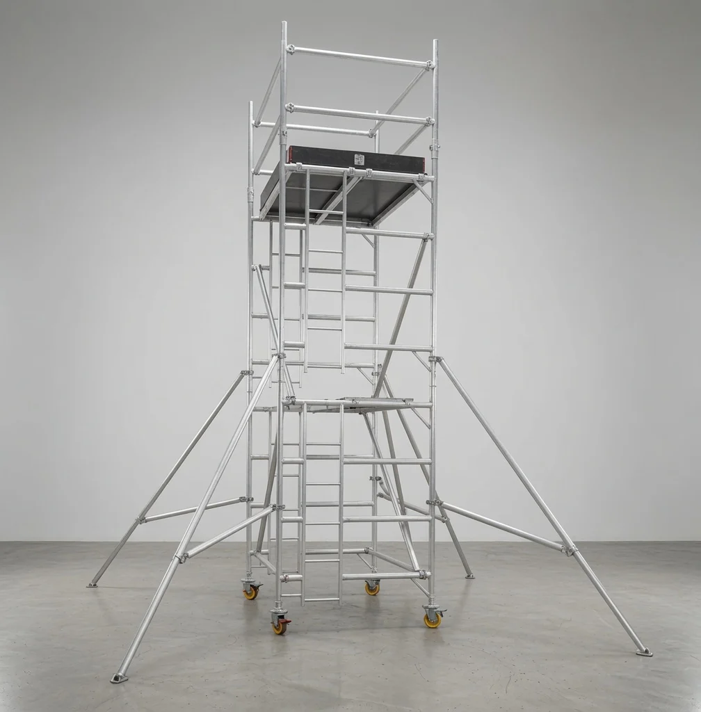 Single Width Aluminum Mobile Scaffold Tower