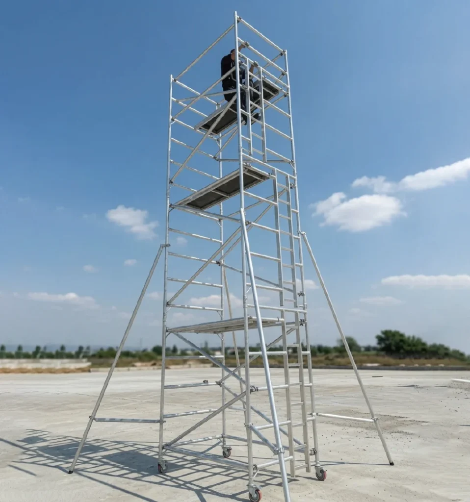 Aluminum Scaffold Tower with Staircase