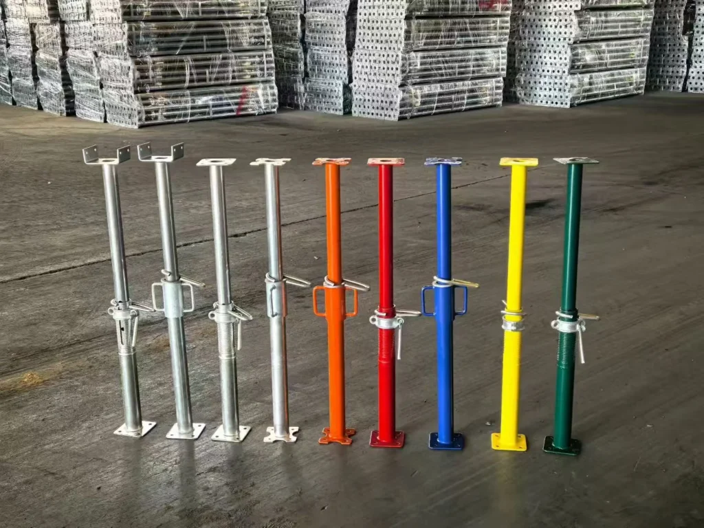 Heavy Duty Steel Props Stock and Packing