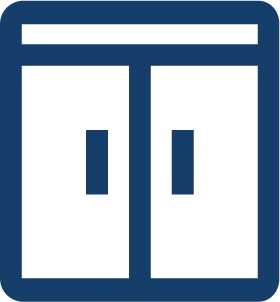 organized scaffolding storage icon